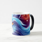 Mug Magique Dream Cat monde Abstrait des couleurs (Devant droit)