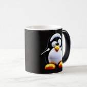 Mug Magique Drôle café Penguin (Devant droit)