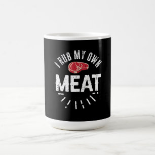Mug Magique Drôle Chef BBQ Plaisanter Cadeau Rub Ma propre via