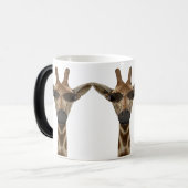 Mug Magique Drôle Giraffe Incognito Avec Lunettes De Soleil Br (Devant gauche)