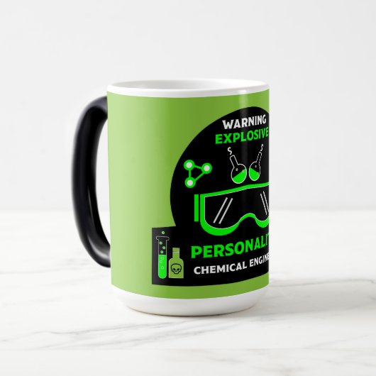 Mug Magique Drôle Ingénieur Chimique Cadeaux (Devant gauche)