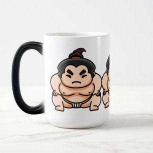 Mug Magique Drôle Japonais Sumo Man