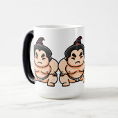 Mug Magique Drôle Japonais Sumo Man (Devant gauche)