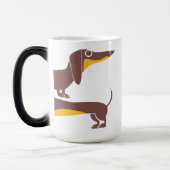 Mug Magique Drôle mignon dachshund pour parent chien long (Gauche)
