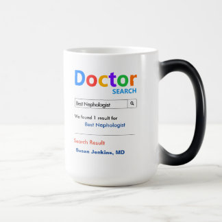 Mug Magique Drôle Personnalisé Meilleur Néphrologiste