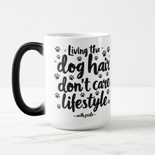Mug Magique Drôle propriétaire de chien vie (Gauche)