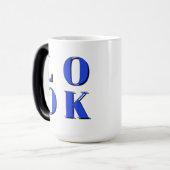 Mug Magique drôle social mignon design cool (Devant gauche)