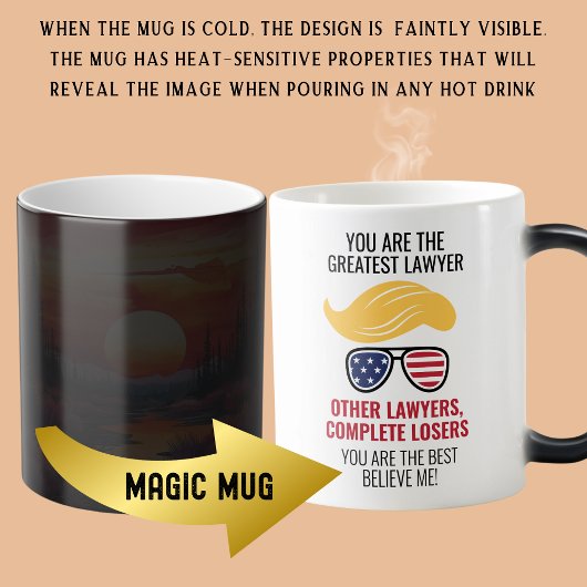Mug Magique Drôle Trump meilleur avocat