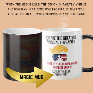 Mug Magique Drôle Trump meilleur physiothérapeute