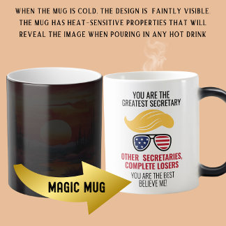 Mug Magique Drôle Trump meilleur secrétaire