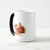 Mug Magique Drôle Vegans Thanksgiving permis! (Devant gauche)