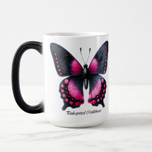 Mug Magique Écharpe élégante papillon rose tacheté 
