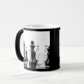 Mug Magique Échecs N&B (Devant gauche)