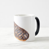 Mug Magique Éclairs Donuts Aquarelle Amusants Peints à la Main (Devant droit)