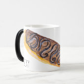 Mug Magique Éclairs Donuts Aquarelle Amusants Peints à la Main (Devant gauche)