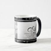 Mug Magique Élégant 70e anniversaire de Mariage Platinum (Devant droit)