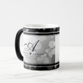 Mug Magique Élégant 70e anniversaire de Mariage Platinum (Devant gauche)