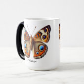 Mug Magique Élégant Papillon Buckeye Wrap (Devant gauche)