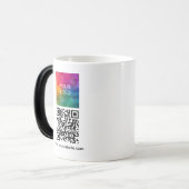 Mug Magique Elegant Your Logo Custom QR Code Promotional (Devant gauche)