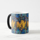 Mug Magique Élégante adoption florale avec soleil et oeil (Devant gauche)