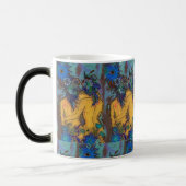 Mug Magique Élégante adoption florale avec soleil et oeil (Gauche)