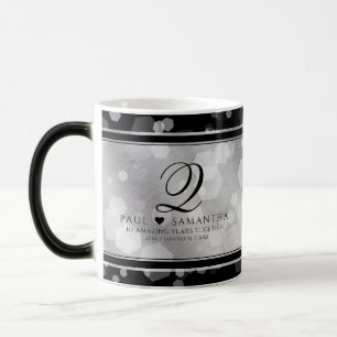 Mug Magique Élégante fête du 10e anniversaire du Mariage de Ti