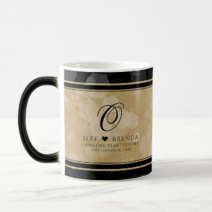 Mug Magique Élégante fête du 1er anniversaire du Mariage de pa