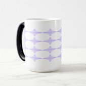 Mug Magique Elément Art déco en lilas & violet (Devant gauche)