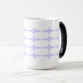 Mug Magique Elément Art déco en lilas & violet (Devant droit)