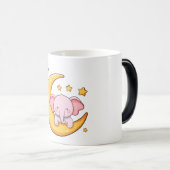 Mug Magique Éléphant de bébé mignon (Devant droit)