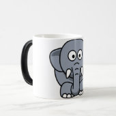 MUG MAGIQUE ÉLÉPHANT GRIS (Devant gauche)