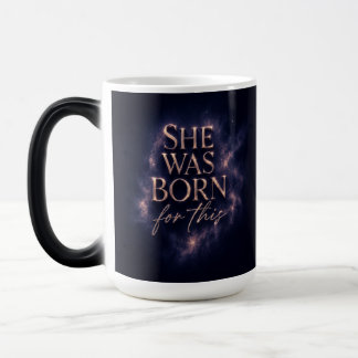 Mug Magique Elle Est Née Pour Cela - Citation Dark Aesthetic