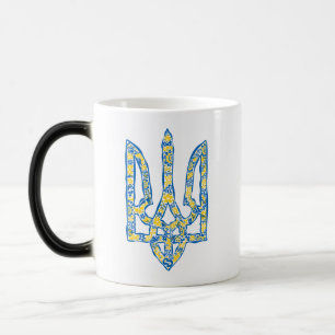 Mug Magique Emblème national de l'Ukraine