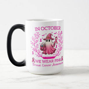 Mug Magique En Octobre Nous Portons Le Ghost Ghost Witch Cance