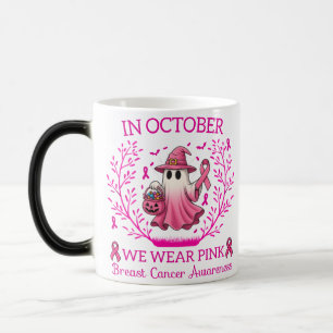 Mug Magique En Octobre Nous Portons Le Ghost Ghost Witch Cance
