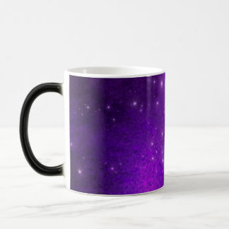 Mug magique en violet personnalisé