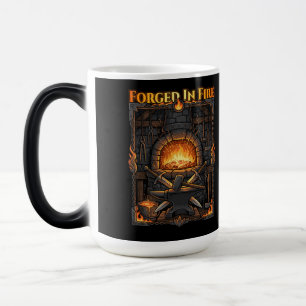Mug Magique Enclume et épées de forge de forgeron épique Art f