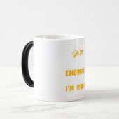 Mug Magique Engineer I Am A Aerospace Engineer (Devant gauche)