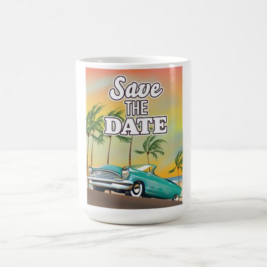 Mug Magique Enregistrer la voiture Date Classic (Centre)