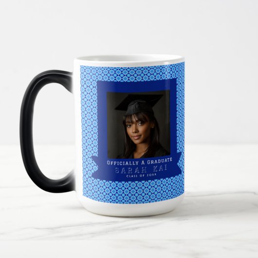 Mug Magique Enseignant certifié à impression carrée gras (Gauche)