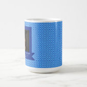 Mug Magique Enseignant certifié à impression carrée gras (Centre)
