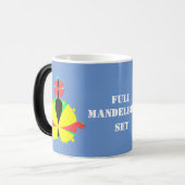 Mug Magique Ensemble complet de mandelbrot pop art (Devant gauche)