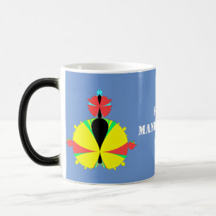 Mug Magique Ensemble complet de mandelbrot pop art