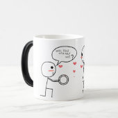 Mug Magique Épousez-moi (Devant gauche)