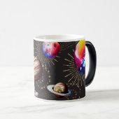 Mug Magique Espace personnalisé Musique à thème (Devant droit)