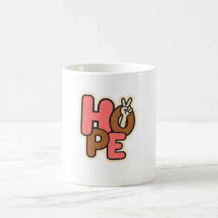 Mug Magique "Espoir dans le style – Autocollant Vibes Paisible