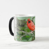 MUG MAGIQUE ÉTAT DE L'OISEAU ROUGE DE L'OHIO (Devant gauche)