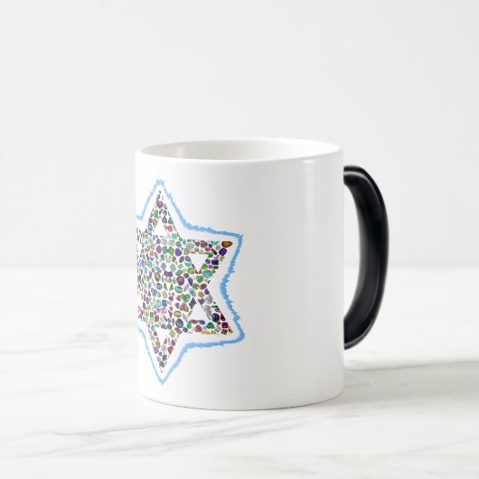 Mug Magique Étoile de David (Devant droit)