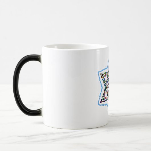 Mug Magique Étoile de David (Gauche)