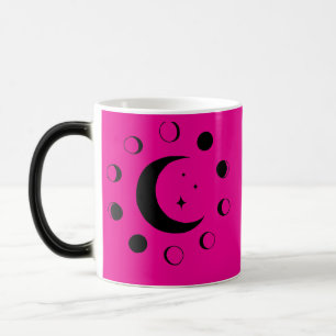 Mug Magique étoile du matin céleste rose